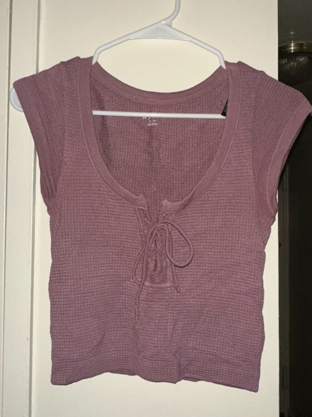 Out From Under Women's Purple Crop-top